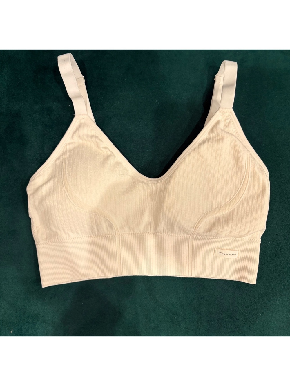 Tahari V-Neck Seamless Comfort Bra Size M